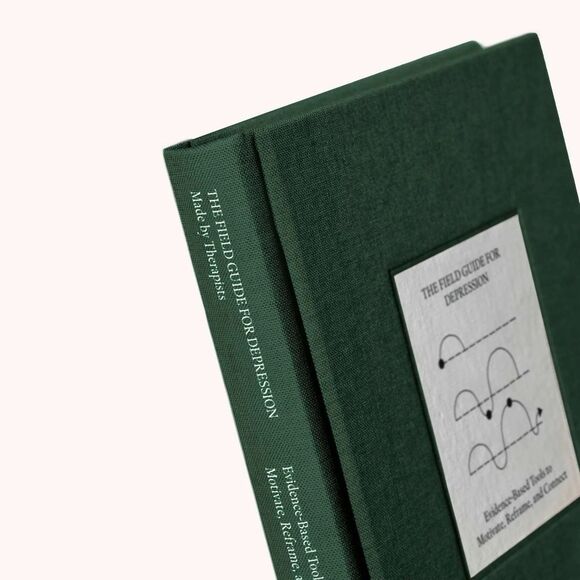 NWT Therapy Notebooks The Field Guide for Depression 5-in-1 Tools Notebook - Picture 4 of 12